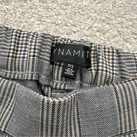Dynamite Plaid Pull On Trousers - Picture 4 of 9